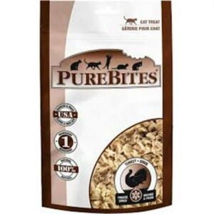 Puretr 789030 0.92 oz PureBites Freeze Dried Turkey Breast Cat Treats