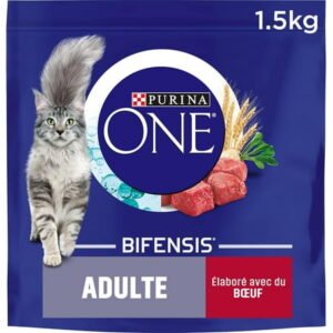 Bifensis | Croquettes Au Boeuf Pour Chats Adultes | Sac De 1,5Kg | Lot De 6