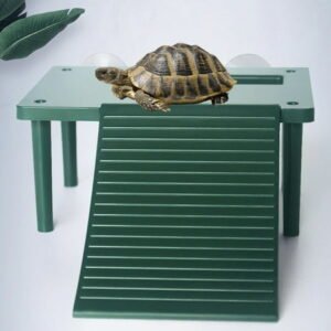 shenmeida Reptiles Hideouts Cave, Pet Habitat Decoration Turtles Terrace Hide Out House for Lizard Reptiles Snakes Turtles Frogs