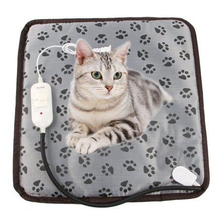 Pet Heating Pad, 17’7×17’7 in,Cat Heating pad Waterproof, with Smart Thermostat Switch, Adjustable Electric Heating Pad for Small Dogs Cats Heated Bed Mat Indoor