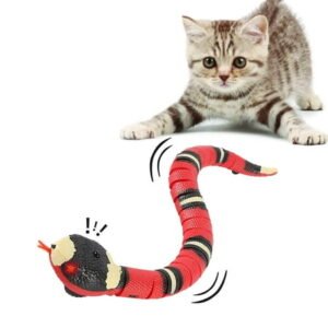 CSD Snake Toy for Cats – Interactive, Smart Sensing Snake Toy for Cats, Dogs & Kids – USB Rechargeable, Automatically Senses Obstacles – Electric Toy Gift & Prop for Halloween, Christmas & April Fools