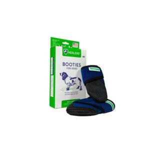 Healers Medical Dog Boots, Pet Apparel for Medium dogs(50-75 lbs), 2 boots & 2 Gauze Pads