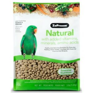 Zupreem Natural Blend Diet for Medium/Large Birds, 3-Pound