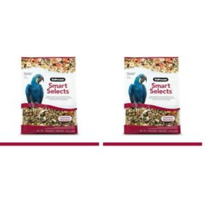 ZuPreem Smart Selects Bird Food for Large Birds, 4 lb – Everyday Feeding for Amazons, Macaws, Cockatoos (Pack of 2)