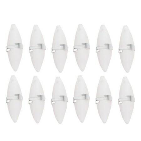 Athitqq 12 sets of Bird Cuttlebone Cuddle Bone Chewing Cuttlefish Bone with Metal Holder