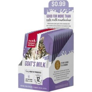 Honest Kitchen 850027768076 Blend Goat Milk Cat Treat – 12 Count