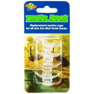 Zoo Med Turtle Dock Replacement Suction Cups [Reptile Basking Platforms, Reptile Supplies] 4 count