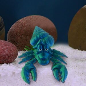 Colour-printed Hermit Crab Model Shows The Beauty of Marine Life A Perfect Combination of Technology