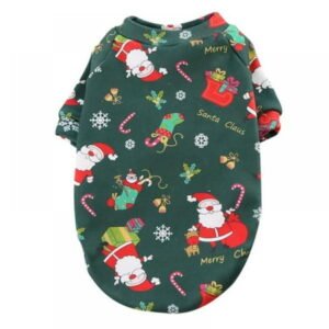Christmas Dog Pajamas Winter Pet Dog Clothes Dog Xmas Apparel Coat Costume For Small Medium Large Dogs Cats Chihuahua