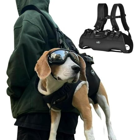 Dog Backpack Carrier for Medium Dogs Emergency Backpack, Old, Disabled, Joint Injuries, Arthritis, Rehabilitation Carrier Nail Trimming, Senior Dogs Up and Down Stairs, Cars(66-88LBS)