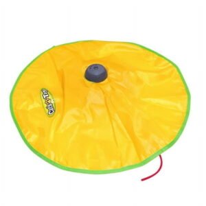 Automatic 4 Speeds Interactive Pet Toy For Cat Kitty Electric Cat Toy Plate Motion Undercover Mouse Fabric Moving 20.3 X 20.3 X 9.5