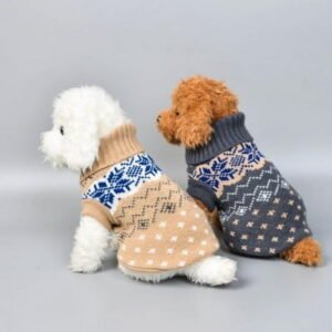 Dog Sweater Knitwear Thickening Warm Dogs Shirt Winter Puppy Sweater for Small Medium Daily Wear Pet Coat Soft Sweater Clothing