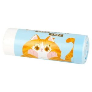 for Cat Pan Liners Disposable Litter Box Liners Durable Thickened Kitty Drawstring Litter Bags Leak-Proof Waste Bags