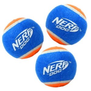 Nerf 3 Pack Canister of 2.5in Balls, Non-squeak