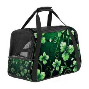 Pet Carrier Bag for Small Dogs and s – Durable Fabric 900D Oxford Cloth – Sherpa Base Material – Nylon Webbing – 17x10x11.8 in / 43x26x30 cm – Comfortable