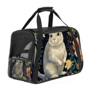 Animal Pet Carrier Bag for s and Small Dogs – Fabric 900D Oxford Cloth Base Material Sherpa Nylon Webbing – Size 17x10x11.8 inches 43x26x30 cm – Travel