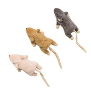 Spot Flat Mouse Frankie Catnip Toy – Assorted Colors – 1 Count (5.5in. Long)