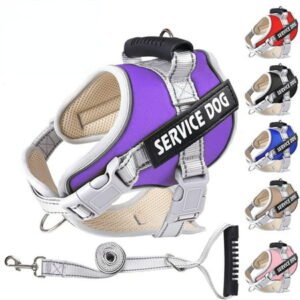 d Durable Construction for Long-Lasting Use – Ideal for Service Dogs Therapy Dogs and Emotional Support Dogs – Ensures Security and Peace of Mind for Dog Owners – Stylish and Functional