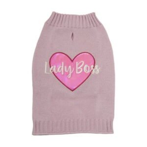 Vibrant Life Boss Lady Dog & Cat Sweater, Pink, XS, among other Chihuahua, Miniature Poodle
