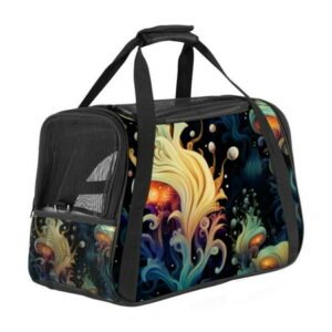 Sea Slug Sherpa Pet Carrier Bag for s and Small Dogs – Durable 900D Oxford Cloth Fabric,Adjustable Nylon Webbing Strap – 17x10x11.8 in / 43x26x30 cm