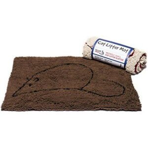 Dog Gone Smart Cat Litter Mat, 35-In by 26-In, Grey
