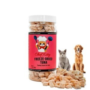 Chef Kitty Freeze Dried Cat and Dog Treats Wild Caught Tuna – 1.75oz