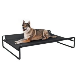 Veehoo Original Cooling Elevated Dog Bed, Raised Dog Cot with Washable Mesh, X-Large, Black