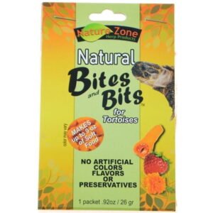 Nature Zone Natural Bites and Bits for Tortoises [Reptile Tortoise Food, Nature Zone, Reptile Supplies] 9 oz
