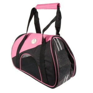 Pet Life ® ‘Zip-N-Go’ Airline Approved Contoured Fashion Designer Pet Dog Carrier