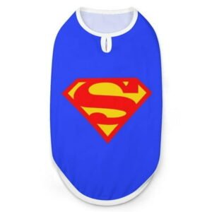 Superman Dog Vest for Small Dogs, Dog Winter Coat, Comfort Dog Clothes for Small Medium and Large Dogs and Cats, Dog T-Shirts Apparel Sleeveless Vests, Dog Cold Weather Pullover