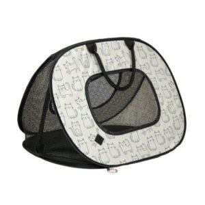 Sport Pet Pop Open Cat Carrier (Cat Print)