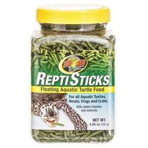Zoo Med Repti Sticks Floating Aquatic Turtle Food [Reptile Aquatic Turtle Food, Reptile Supplies] 4.85 oz