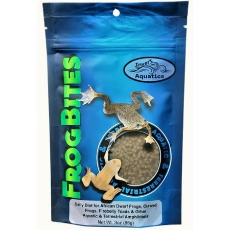Frog Bites – Moist Pellet Sinking Diet for Frogs & Small Amphibians (3 oz (85g))