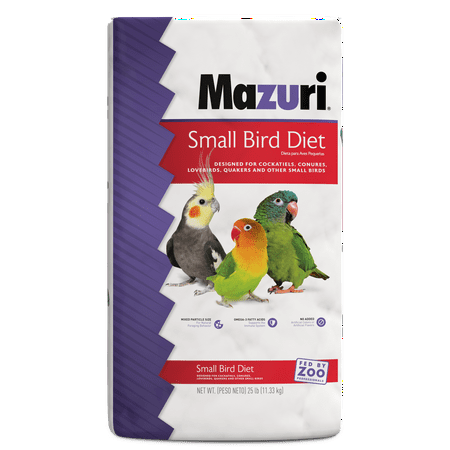 Mazuri Small Bird Maintenance Diet, 25 lb