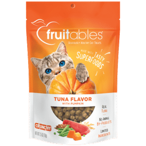 Fruitables Cat Treats | Made with Real Tuna with Pumpkin | 2.5 Ounces
