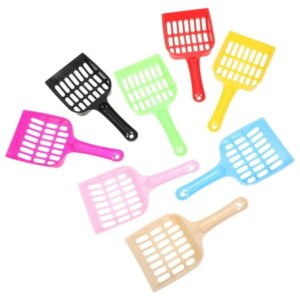 unbranded 8 Pcs Cat Litter Tray Cat Litter Shovel Cat Litter Collector 19X9X2.5CM
