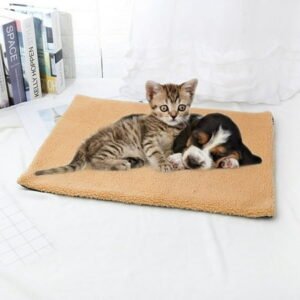 Self Heating Cat Dog Pad Self Warming Cat Dog Bed 24″ x 18″ Pet Mat for Outdoor and Indoor Pets