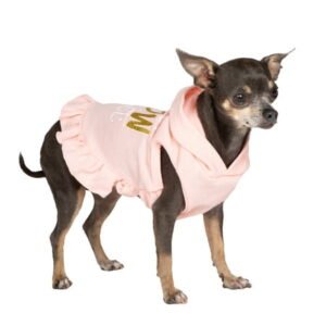 Vibrant Life, Dog and Cat Clothes, Little Snow Angel Pet Hoodie, Pink, XS