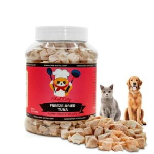 Chef Kitty Freeze Dried Cat and Dog Treats Wild Caught Tuna – 3.5oz
