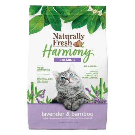 Naturally Fresh Harmony Clumping Cat Litter, Lavender and Bamboo, 26 lbs. (11.79 kg)., Bag