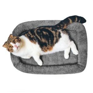 NAMSAN Cat Bed Kitten Bed Cosy Soft Small Dog Cushion Sleep Washable Bed for Cat’s Nest/ Cave/Sofa( 22” X 16”)