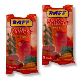 Pallino Rosso Biscuits for birds, Red canary food, canary seed, finch food, parrot food, parakeet bird treats, canary twist, snacks for birds, canary birds, sticks treat, cockatiel food. (2 pack)