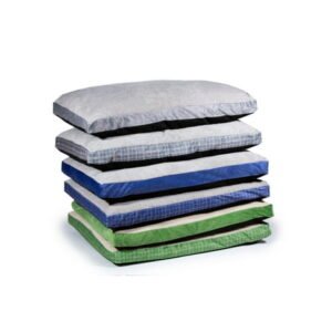 STAY Gabby Dog Bed, Large Dog, Pillow Pet Bed, Size 30″x40″x3″, Color Gray Print