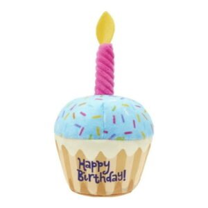 Stuffed Plush Animals Clearance Dog Birthday Cake Bites Toy New Pet Plush Surprise Gift Party