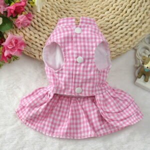 YUEHAO Pet Vest for Dogs Cute Sweet Pet Puppy Dog Apparel Clothes Short Skirt Dress New Dog Vest for Small Medium Large Dogs (Pink, M)