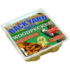 Backyard Seeds Woodpecker Premium Suet Cake 12 pack