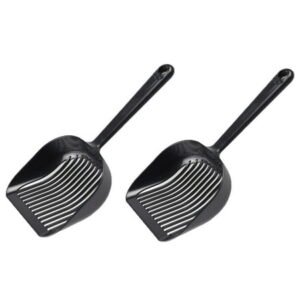 Eease Metal Cat Litter Scoop Sifter Shovel – 2 Pack