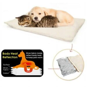 Pet Dogs Self Heating Mats, Pet Winter Warm Supplies Heating Pad Cat Dogs Durable Waterproof Warming Mat, Self Warming Cat Pet Bed Heating Pad