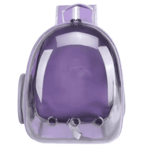 BESTSKY Cat Carrier,Nine-Hole Ventilation Cat Backpack,Comfort-Oriented Cat Backpack Carrier,Fashionable Cat Bag for Travel,Purple