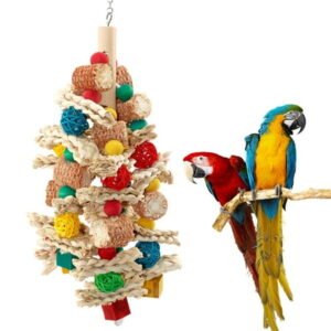 Bird Toys Bird Natural Corn Cob Bird Chew Toys for Parrot Lovebirds Finch Parakeets Budgerigars Conure Cockatiel